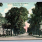 MICHIGAN CITY IND SPRING STREET ANTIQUE POSTCARD