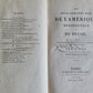 1817 DESCRIPTION of SOUTH AMERICA & BRAZIL ANTIQUE in FRENCH