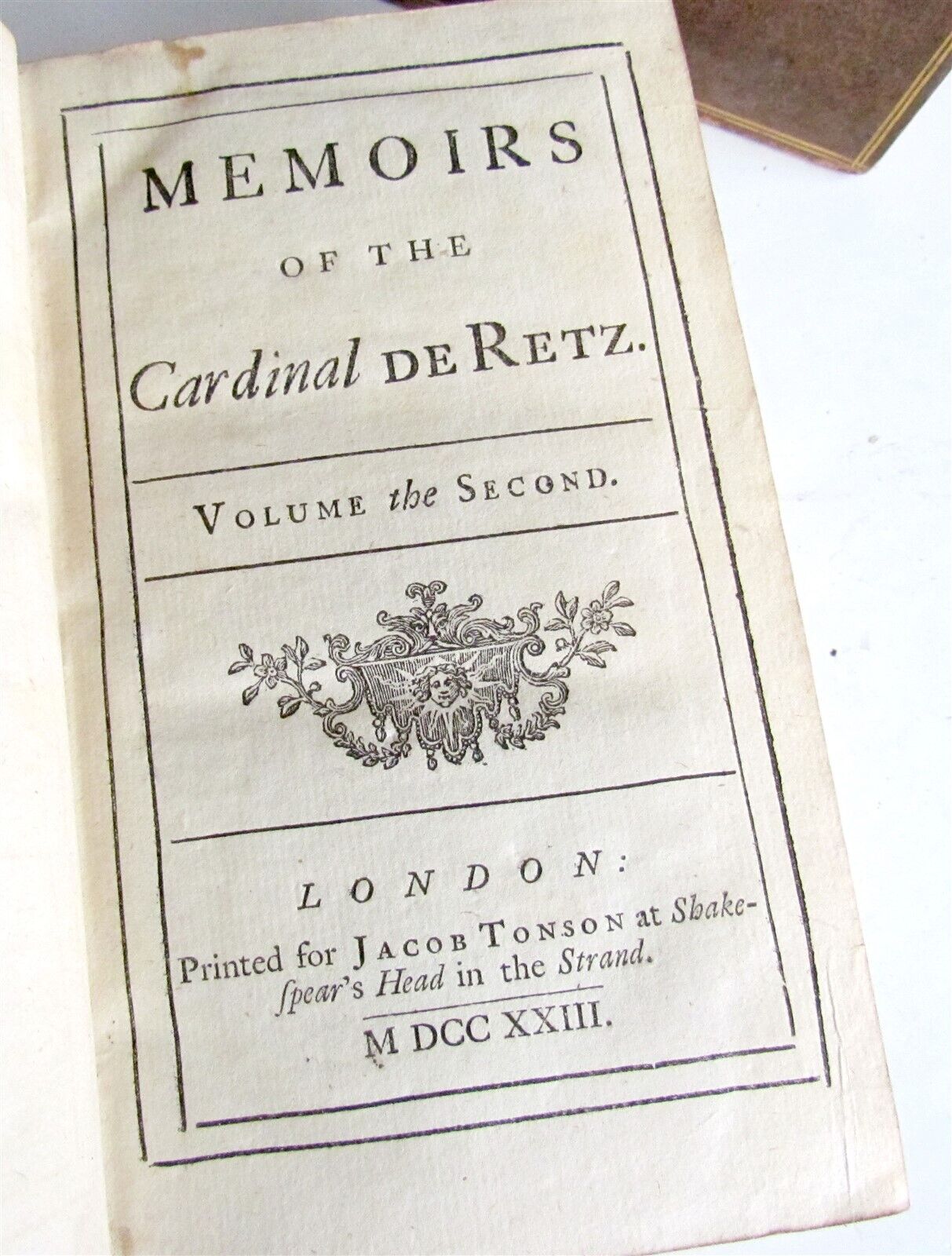 1723 MEMOIRS of the CARDINAL de RETZ 4 VOLUMES COMPLETE SET antique in ENGLISH