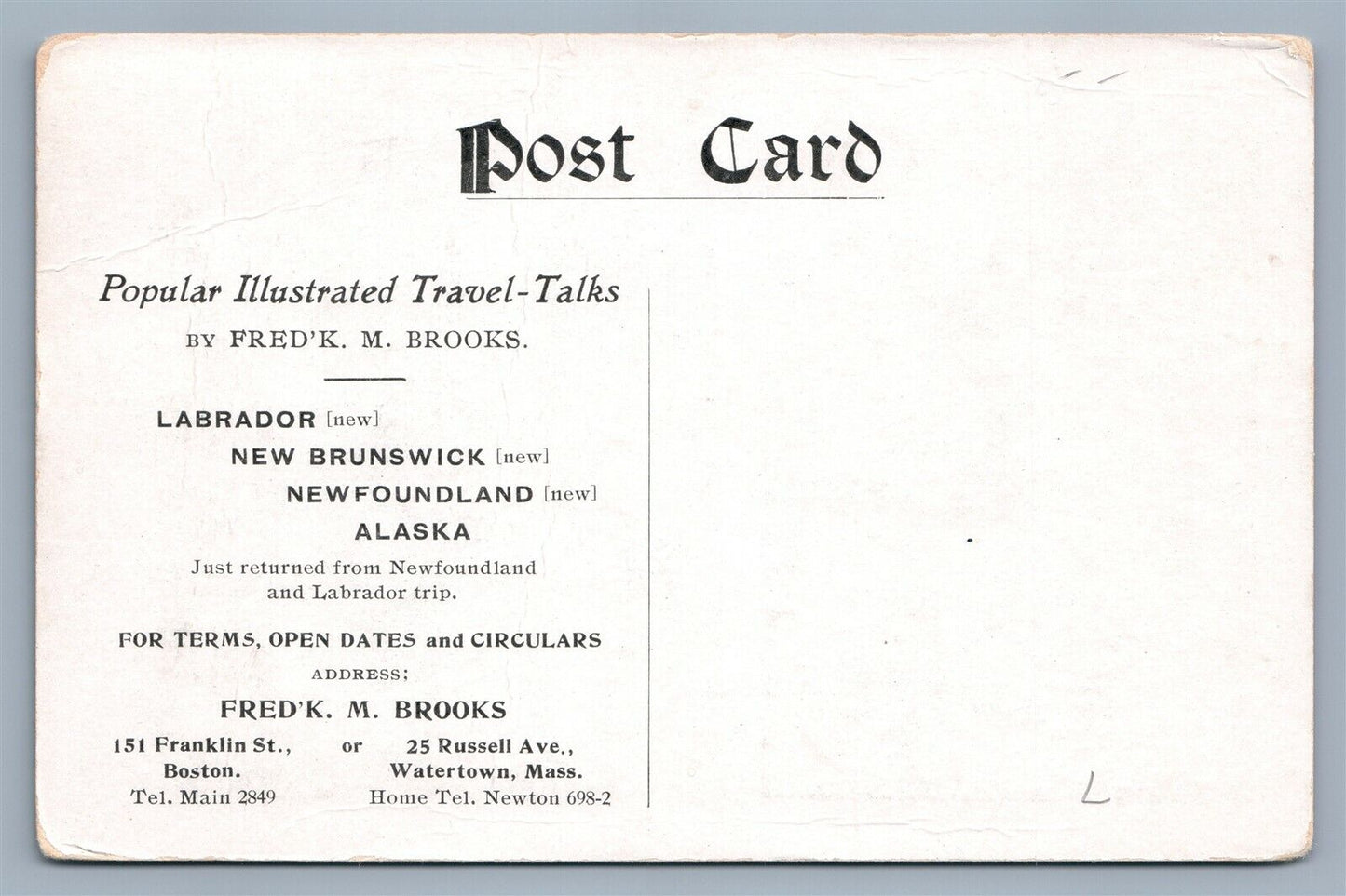 COPPER RIVER INDIANS THLINGIT CAMP RUSSIAN REDOUBDT ADVERTISING ANTIQUE POSTCARD