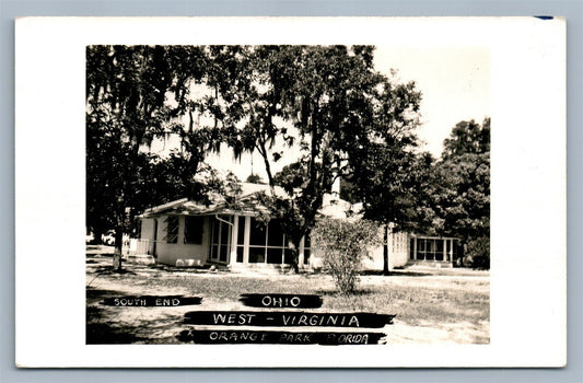 ORANGE PARK FLA MOOSEHAVEN RETIREMENT COMMUNITY VINTAGE REAL PHOTO POSTCARD RPPC