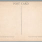 NANTUCKET MA LOWER MAIN STREET VINTAGE POSTCARD