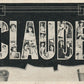 CLAUDE NAME CARD 1906 UNDIVIDED ANTIQUE POSTCARD