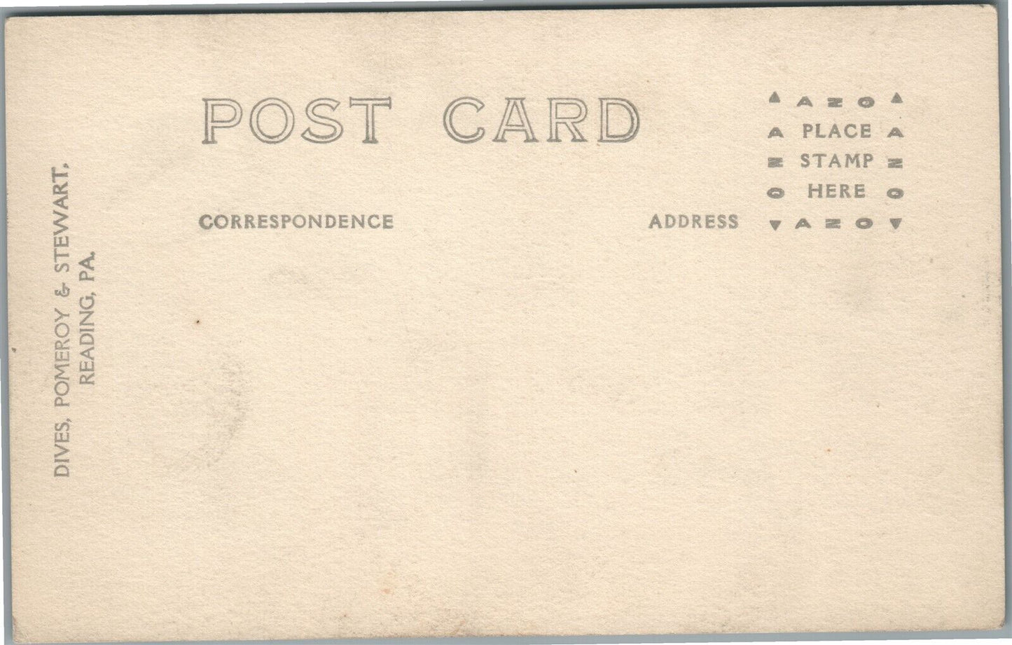 READING PA SUMMIT HOTEL ANTIQUE REAL PHOTO POSTCARD RPPC