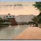 GLENWOOD SPRINGS CO HOTEL COLORADO SWIMMING POOL ANTIQUE POSTCARD