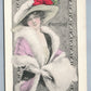 GLAMOUR GIRL ANTIQUE POSTCARD