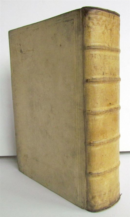 1762 Commentarius ad Psalmos by HERMAN VENEMA antique VELLUM BINDING