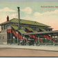 OSSINING NY RAILROAD STATION RAILWAY TRAIN DEPOT ANTIQUE POSTCARD