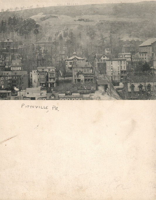 PITTSVILLE PA UNDIVIDED ANTIQUE POSTCARD