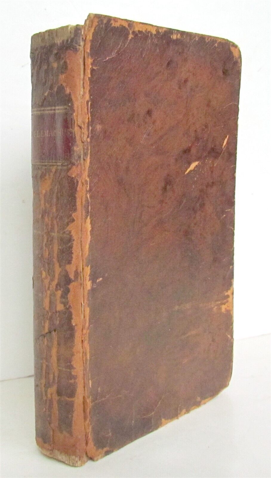 1797 ADVENTURES of TELEMACHUS antique printed in BOSTON AMERICANA