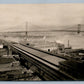 DELAWARE RIVER BRIDGE PA ANTIQUE REAL PHOTO POSTCARD RPPC