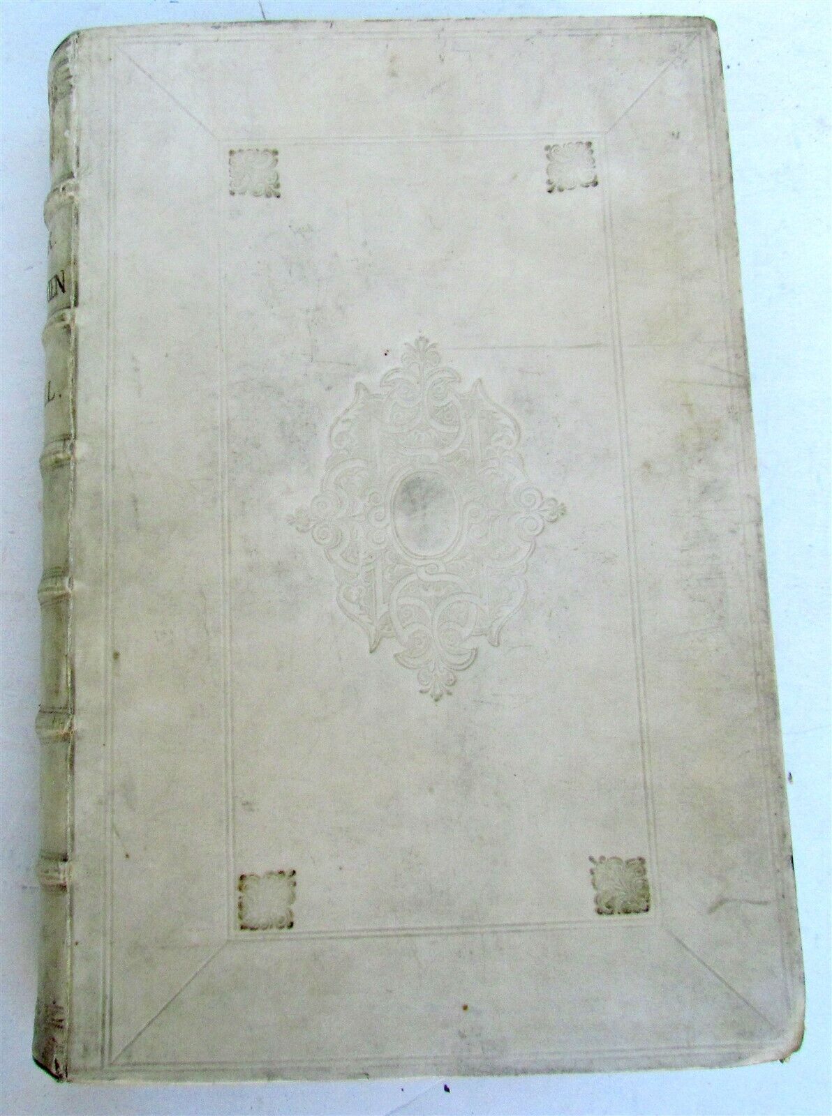 1684 HISTORY of NETHERLANDS in DUTCH VELLUM BOUND FOLIO by Pieter Bor