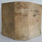 1710 LEXICON HEBRAICUM & CHALDAICUM by BUXTORF ANTIQUE VELLUM BINDING