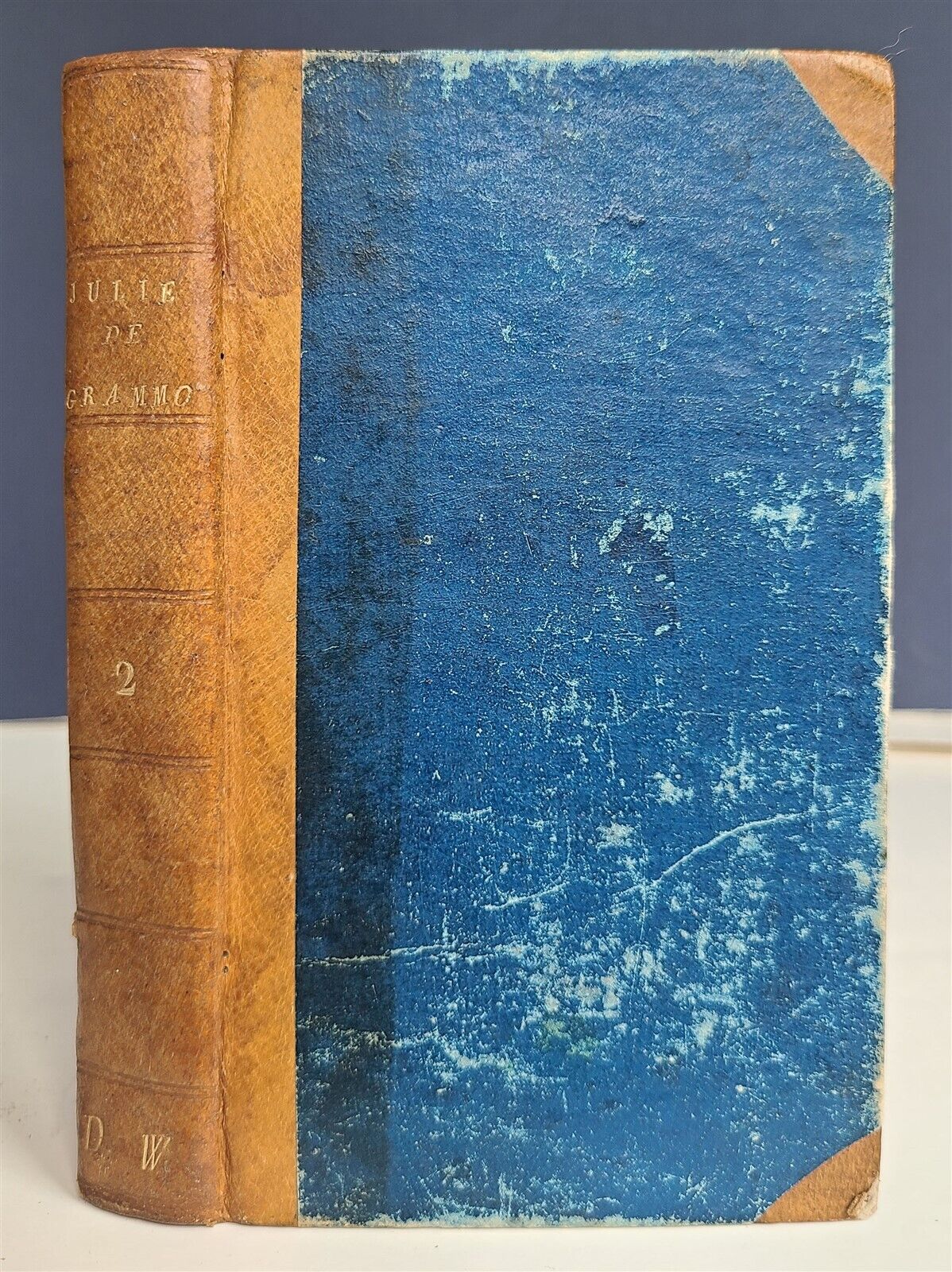 1788 JULIE de GRAMMONT in FRENCH antique VOL. II