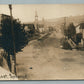 SYKESVILLE PA MAIN STREET EAST ANTIQUE REAL PHOTO POSTCARD RPPC