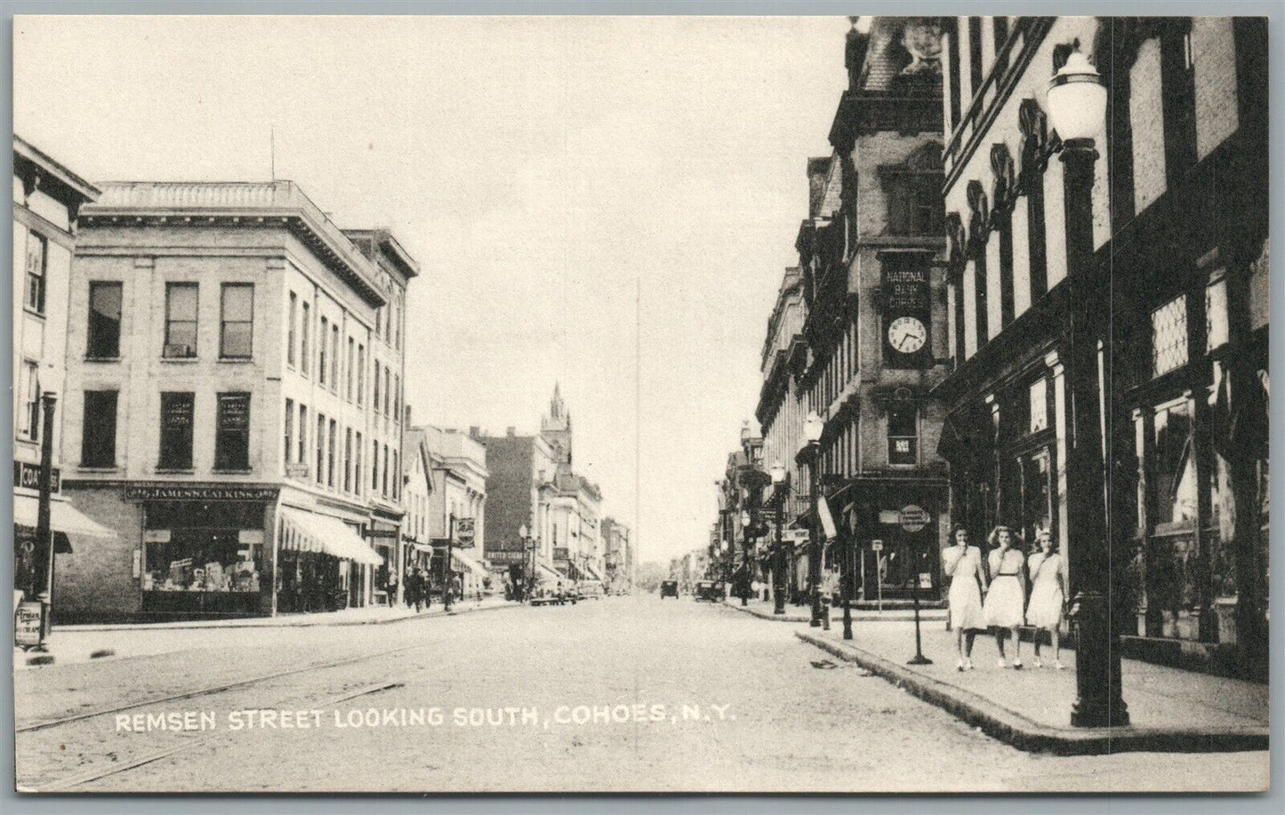 COHOE NY REMSEN STREET VINTAGE POSTCARD
