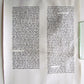 TORAH SCROLL FRAGMENT MANUSCRIPT VELLUM ANTIQUE BIBLE 15 by 18.5"