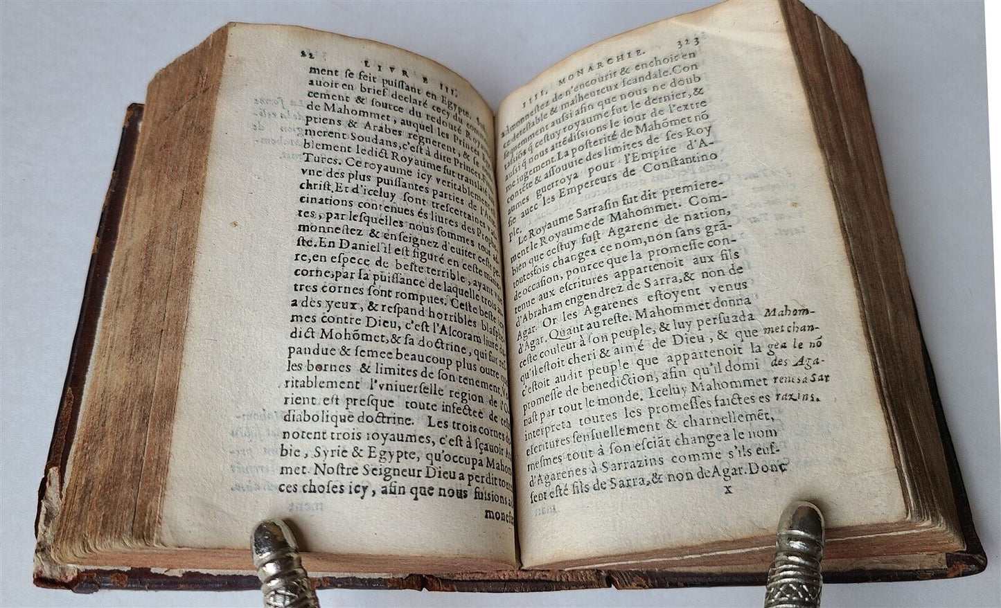 1577 HISTORIC CHRONICLE by JEAN CARION antique in FRENCH