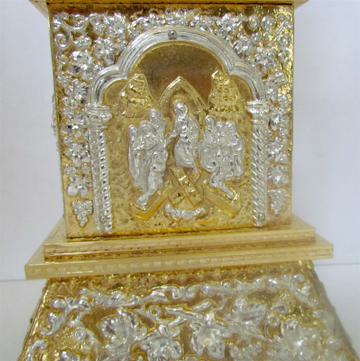 GREEK RUSSIAN ORTHODOX CHURCH LARGE RELIQUARY centerpiece