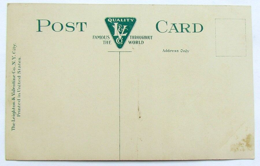 ANTIQUE POSTCARD TRINITY CHURCH WATERTOWN N.Y.