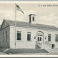 CURWENSVILLE PA POST OFFICE VINTAGE POSTCARD