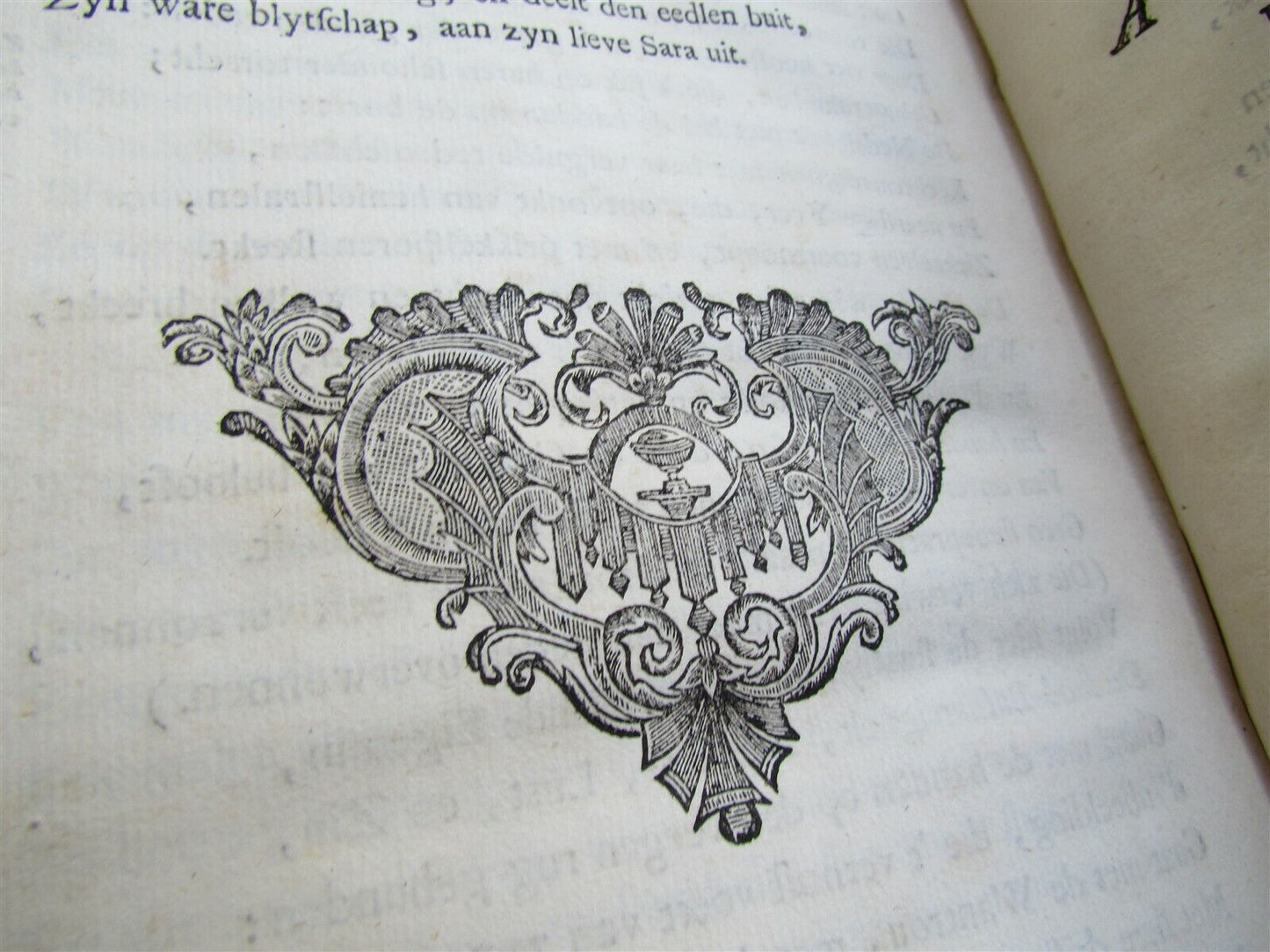 1766 ABRAHAM THE ARCH-FATHER in DUTCH antique BOOK