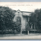DURYEA PA JUNIOR HIGH SCHOOL MAIN STREET VINTAGE POSTCARD
