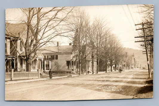 GREAT BOND PA MAIN STREET ANTIQUE REAL PHOTO POSTCARD RPPC