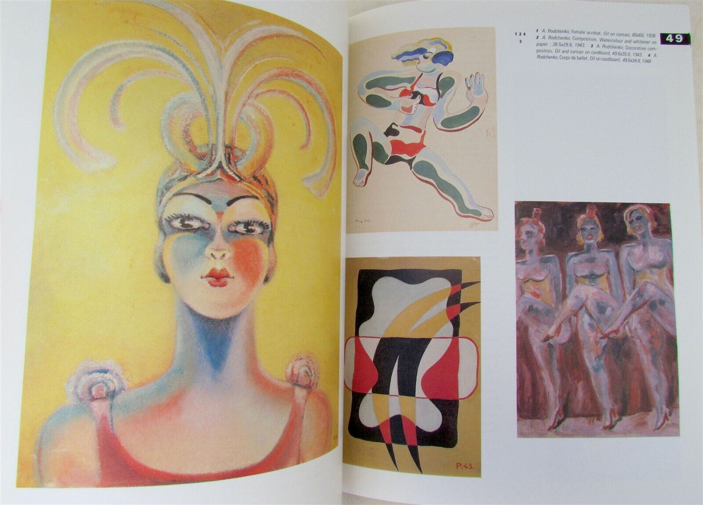 RUSSIAN AVANT-GARDE ARTISTS RODCHENKO & STEPANOVA WORKSHOP ILLUSTRATED ART BOOK