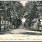 HACKENSACK NJ UNION STREET 1905 UNDIVIDED ANTIQUE POSTCARD