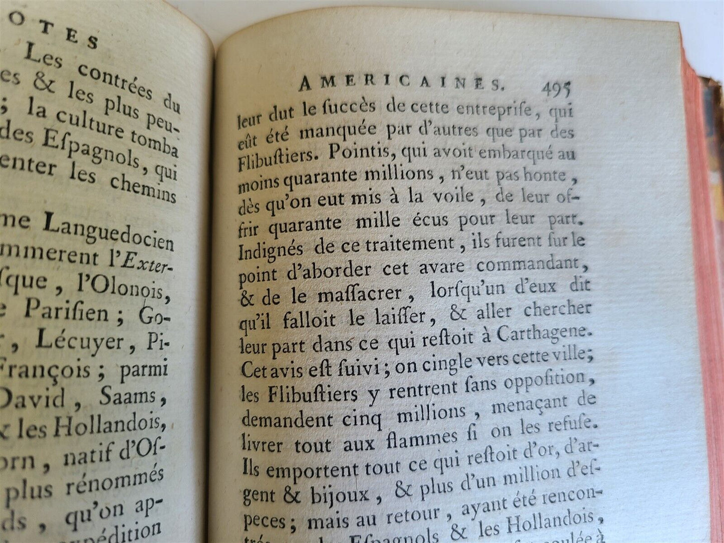 1776 ANECDOTES AMERICAINES antique FRENCH HISTORY of AMERICA - North & South