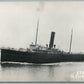 STEAMSHIP KERSHAW VINTAGE REAL PHOTO POSTCARD RPPC