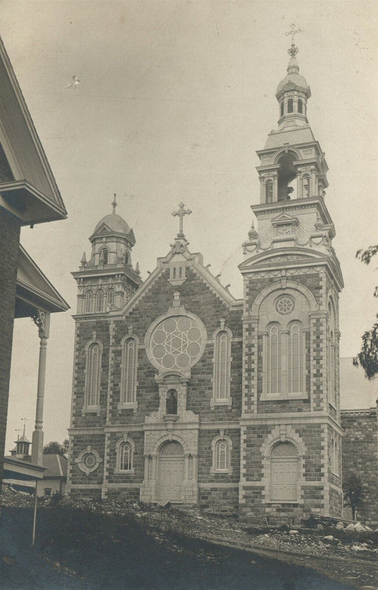 CATHEDRAL CHURCH BRITISH UK ANTIQUE REAL PHOTO POSTCARD RPPC