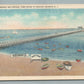 SEASIDE HEIGHTS NJ BARNEGAT BAY BRIDGE VINTAGE POSTCARD