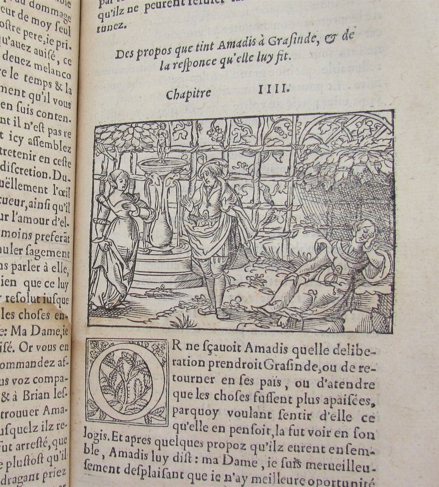 1555 illustrated LE TROISIESME LIVRE D'AMADIS DE GAVLE antique RARE 16th CENTURY