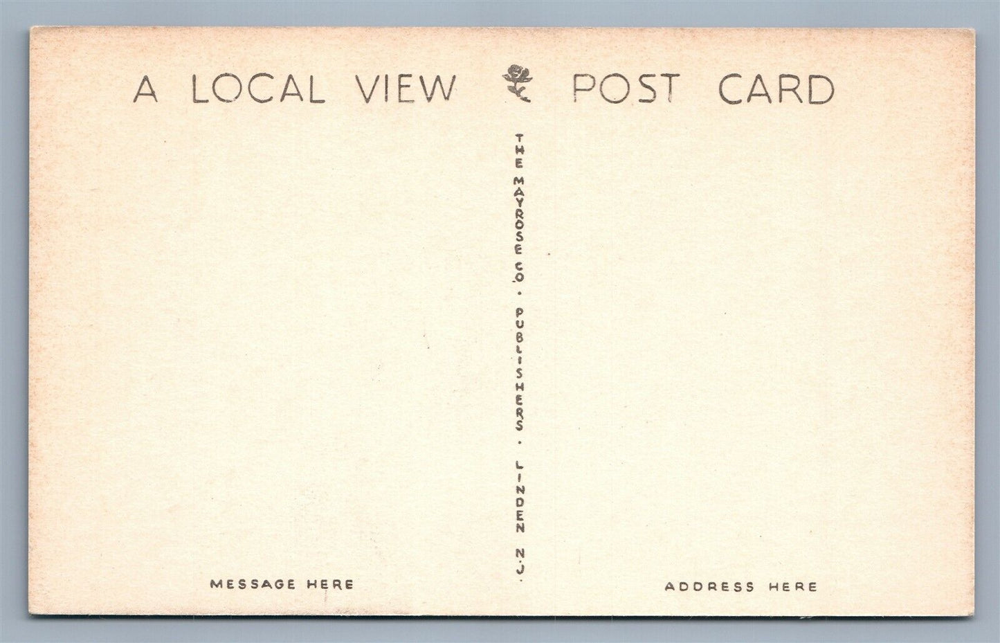 LAMBERTVILLE NJ FIRST PRESBYTERIAN CHURCH VINTAGE POSTCARD