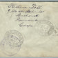 ROMANIA to USA 1912 ANTIQUE COVER