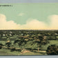 FLEMINGTON NJ BIRDS EYE VIEW ANTIQUE POSTCARD