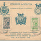 BOLIVIA VINTAGE COVER w/ STAMPS BUENOS AIRES - CARACAS MOTOR RACE COMMEMORATIVE