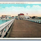 SEASIDE HEIGHTS NJ ENTERING BAY SIDE OVER LONG BRIDGE VINTAGE POSTCARD