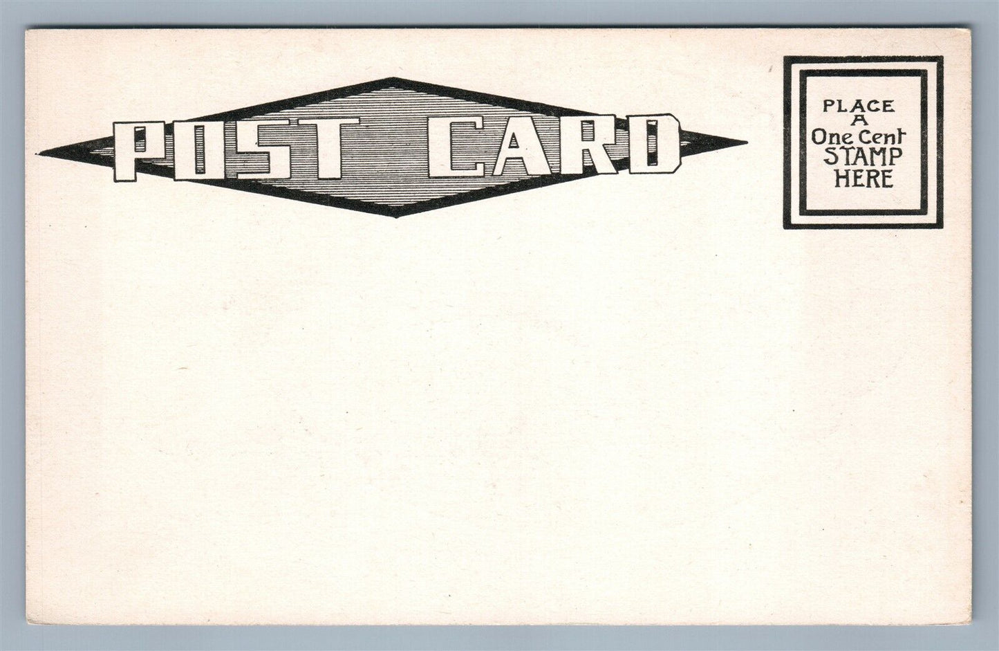 CLIFTONDALE MA MERCHANT'S ROW ANTIQUE UNDIVIDED POSTCARD
