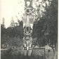 INDIAN TOTEMS V.I. CANADA VINTAGE REAL PHOTO POSTCARD RPPC