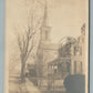 FRENCHTOWN NJ METHODIST CHURCH ANTIQUE REAL PHOTO POSTCARD RPPC