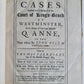 1716 MODERN CASES in COURT OF ENGLAND BENCH by THOMAS FARRESLEY antique LAW BOOK