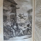 1776-77 4 vols DON QUIXOTE by CERVANTES 1st DANISH ED. antique ILLUSTRATED RARE