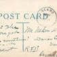 ARTIST SIGNED T.J.ROSS PUSH-OMO-BILE LUB 1909 ANTIQUE COMIC POSTCARD CORK CANCEL