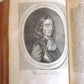 1735 HISTORY of ENGLAND by G. BURNET ILLUSTRATED 2 VOLUMES antique in FRENCH