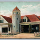 HOLLY BEACH NJ UNITED STATES LIFE SAVING STATION ANTIQUE POSTCARD
