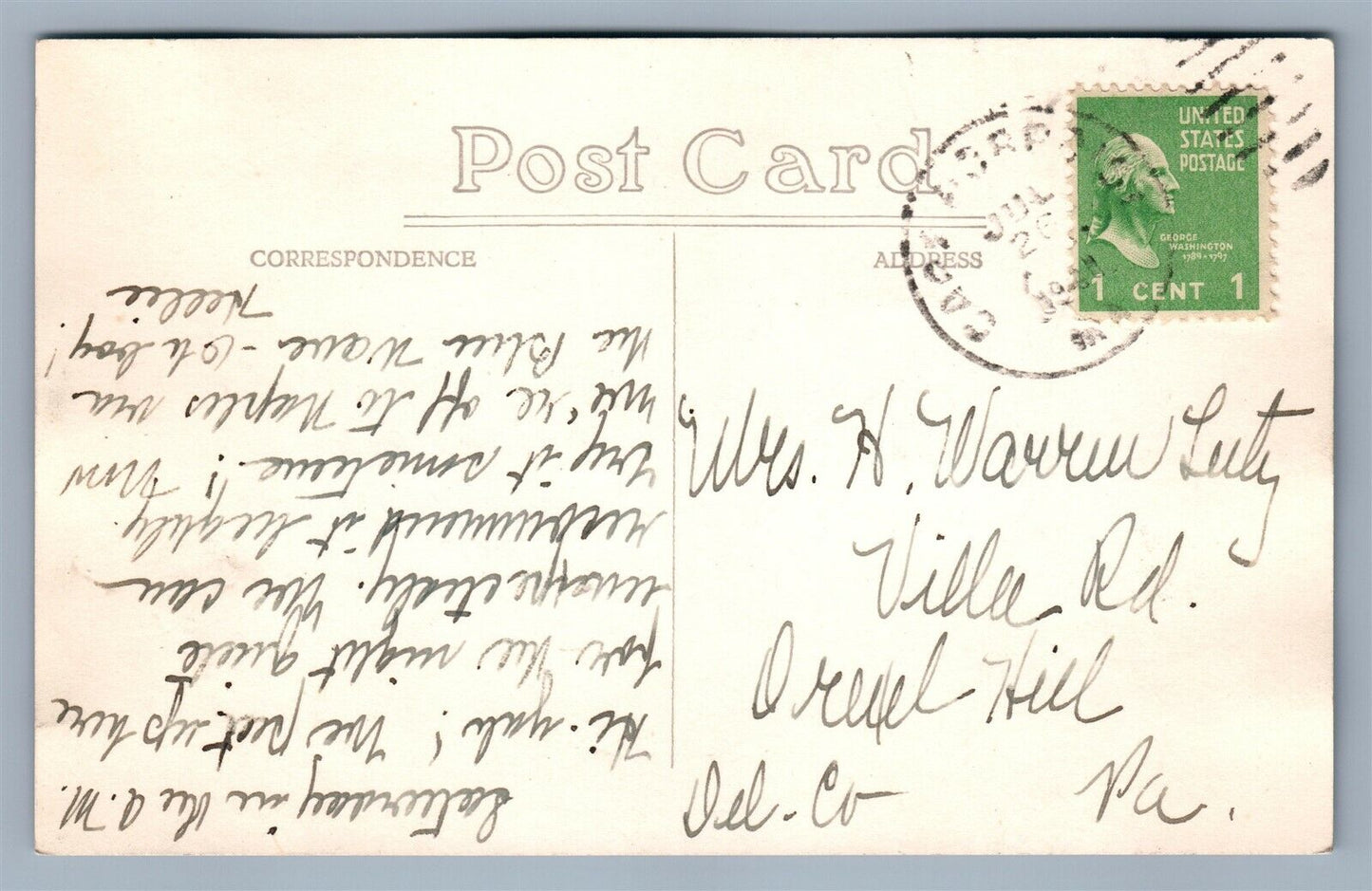 CAPE PORPOISE ME LANGSFORD HOUSE ANTIQUE REAL PHOTO POSTCARD RPPC