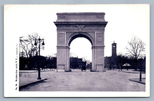 NEW YORK NY WASHINGTON ARCH ANTIQUE POSTCARD by J.KOEHLER